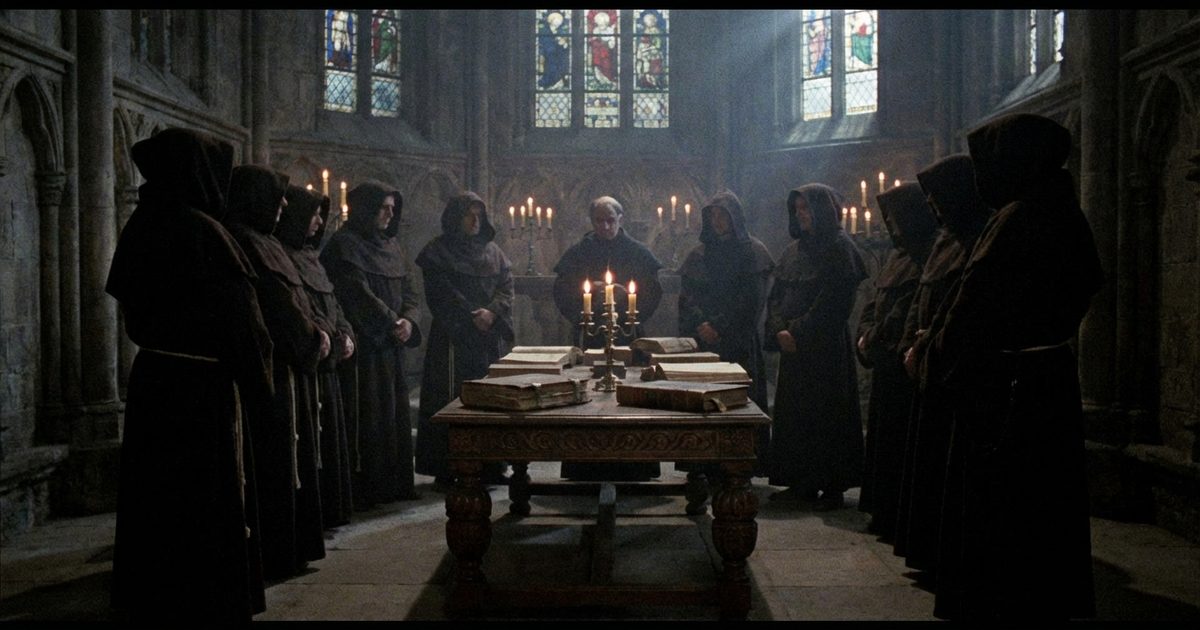 Professore oscuro in biblioteca gotica, Dark Academia horror 2026