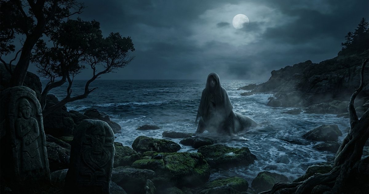 selkie creatura mitologica celtica oceano notte folk horror irlandese