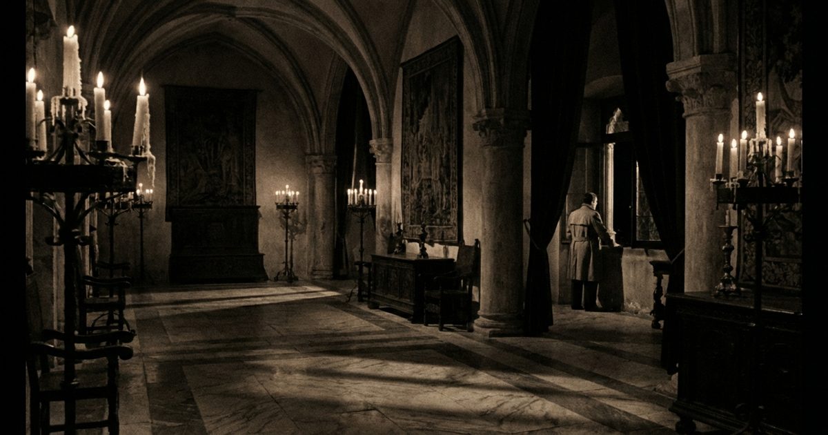 Scrittori horror italiani: biblioteca antica con libri e atmosfera buzzatiana